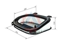 Hava Filitresi BMW 13717811026  X 3; X 5; X 6 - AK 362/6