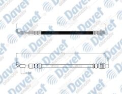 ARKA FREN HORTUMU RIO III UB  DISKLI ARACLAR ICIN 12->   ####