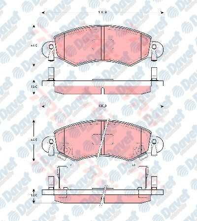 ON FREN BALATASI AGILA 1.0-1.2-1.3 CDTI 00> SUZUKI WAGON R+ 1.3 4WD 00>