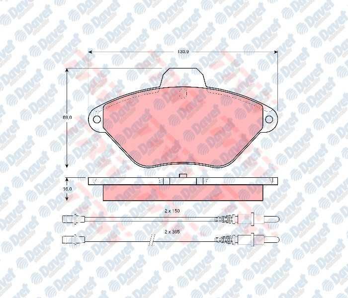 ON FREN BALATASI XANTIA 2.0I 16V-ESTATE FISLI