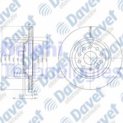ARKA FREN DISKI CIFTLI PAKET DELIKLI GOLF V-VI PASSAT 05> EOS 06>A3 03> SCIROCCO 08>