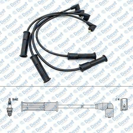 BUJI KABLOSU  RENAULT CLIO - SYMBOL - KANGOO - LOGAN - SANDERO - SOLENZA 1.4 1.6 8V
