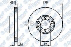 FREN DISKI ON HAVALI MB W107 W126   ####
