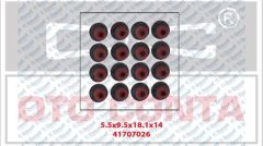 SUBAP LASTIGI TAKIMI 16 ADET PARTNER-BERLINGO 1.6HDI 16V DV6ATED4 - DV6B 5.5X9.5X18.1X14MM