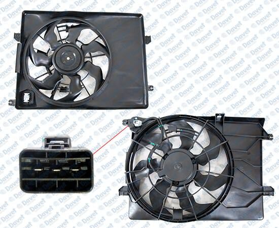 FAN MOTORU DAVLUMBAZLI HYUNDAI IX35 1.6 GDI / 2.0 CRDI 10>