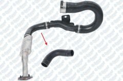 TURBO HORTUMU CHEVROLET AVEO 1.3D LSF-LDV PLASTIK PARCA HARIC   ####