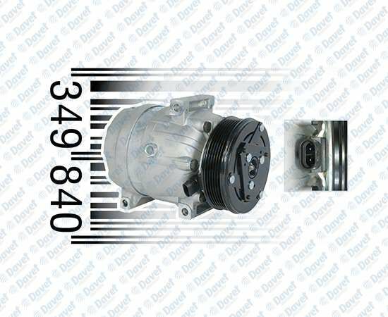 KLIMA KOMPRESORU RENAULT MASTER II / MEGANE I / SCENIC I / TRAFIC II - NISSAN INTERSTAR / PRIMASTAR - OPEL MOVANO / VIVARO A [6PK - V KAYIS KASNAGI] [120MM]   ####