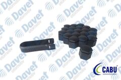 BIJON KAPAGI SIYAH TAKIM 20 ADET-SOKME APARATI 17X23MM CORSA C-D-E-ASTRA G-H-ZAFIRA-MERIVA-ADAM