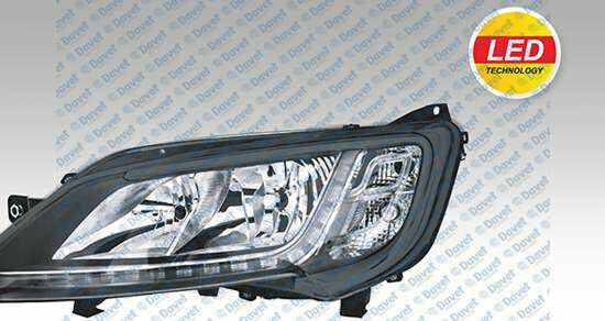 FAR SOL MOTORLU DUCATO MAXI BOXER JUMPER 14> LED SIYAH CERCEVELI BALLAST HARIC