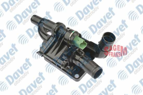 TERMOSTAT 83°C PEUGEOT 206-207-307-407-3008-EXPER-PARTNER-BERLINGO-C2-C4-C5-FIESTA - FOCUS 1.6HDI