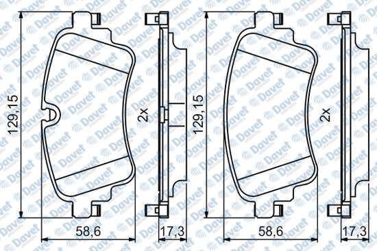 FREN BALATASI ARKA WVA 26265 AUDI A4 A5 Q5 1.4 TFSI 2.0 TFSI 2.0TDI 15>