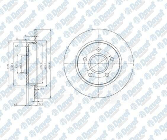FREN DISKI ARKA 5D 265MM FOCUS C MAX 03-