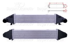 TURBO RADYATORU (INTERCOOLER) 625X128X64 | MERCEDES-BENZ BENZ W204 C180 CDI C200 CDI C250 CGI W212 E200 CDI E200 CGI E250 CGI A207 E200 CGI E250 CGI C207 E200 CGI E250 CGI 09 > | WISCO