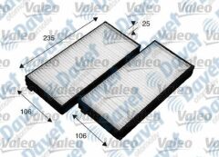 KABIN FILTRESI 2`LI TK KIA CLARUS - RIO I PA   ####