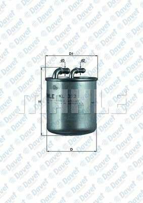 YAKIT FILTRESI MERCEDES W211 02-08 X204 X164 CL203 SPRINTER 06-> W639 VITO 03-> VIANO 03-> WK820   ####