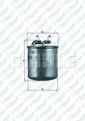 YAKIT FILTRESI MERCEDES W211 02-08 X204 X164 CL203 SPRINTER 06-> W639 VITO 03-> VIANO 03-> WK820   ####