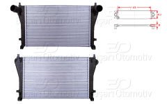 TURBO RADYATORU (INTERCOOLER) 620X401,2X30 | VW GOLF 7 PASSAT SEAT LEON SKODA OCTAVIA AUDI A3 1.8 TFSI 2.0 TSI 13> | WISCO