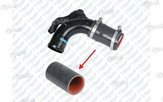 TURBO HORTUMU METAL PARCA HARIC B MAX / C MAX II / TOURNEO COURIER 1.5 TDCI - 1.6 TDCI- VOLVO V50 / C30 / V40 / S40 / S60 / V60 / S80 / V70 1.6 D.