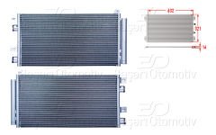 KLIMA RADYATORU 632X321X16 | MINI COOPER R50. R53 00-06. CABRIO R52 02-081.4I. 1.6I AC+ W10. W11 3KAPI | WISCO