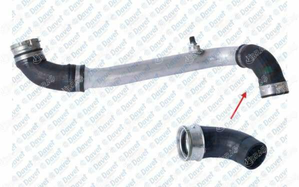 TURBO HORTUMU  METAL BORU HARIC OK ILE GOSTERILEN HORTUM BMW X5 3.0 D. E53   ####