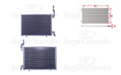 KLIMA RADYATORU 541X382X16 | FORD FIESTA 1.6 TDCI DIZEL 09> | WISCO