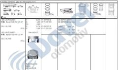 MOTOR PISTON SEGMAN 78.50MM STD PEUGEOT P301 C ELYSEE P208 13- P308 II 14- EC5 EC5F 1.6 VTI 16V EURO 5