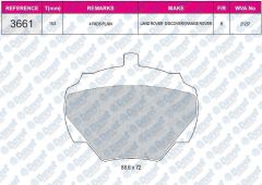 FREN BALATASI ARKA WVA 21897 LAND ROVER DISCOVERY RANGER 89-96   ####