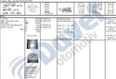 MOTOR PISTON SEGMAN 69.60MM STD OPEL ASTRA J CHEVROLET AVEO DOBLO LINEA IDEA PUNTO 1.3JTD EURO 5 90BG A13DTE START STOP ICIN
