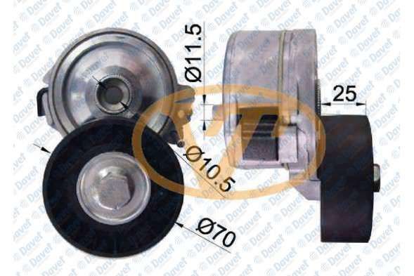 ALTERNATOR GERGI RULMANI KUTUKLU PARTNER II - BERLINGO II - P406 2.0HDI 8V 05->08 - P307 - P407 - P508 - P607 - C4 - C5 II -C5 III - C6 05-> - JUMPY III -SCUDO III - EXPERT III 07-> 2.0HDI 16V - FOCUS II - C MAX 04->11 - KUGA - S MAX 06->15