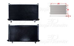 KLIMA RADYATORU 680X370X16 | FORD MAVERICK (UDS, UNS) 2.4 i 96-98 NISSAN TERRANO 2 (R20)  2.4 4WD 96-07 | WISCO