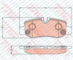 ARKA FREN BALATASI MERCEDES V-CLASS W447 14> VITO W447 14>