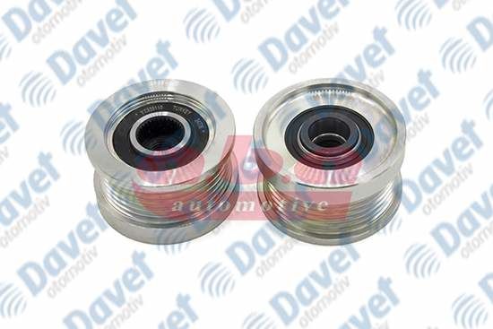ALTERNATOR KASNAGI GERGI [RULMANI] ACCENT ERA GETZ MATRIX 1.5CRDI 02> [6 KANAL] [INA TIP] [65.6*59.4*38.45]   ####