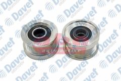 ALTERNATOR KASNAGI GERGI [RULMANI] ACCENT ERA GETZ MATRIX 1.5CRDI 02> [6 KANAL] [INA TIP] [65.6*59.4*38.45]   ####