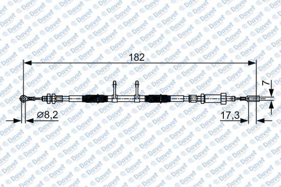 EL FREN TELI FIAT DUCATO 06> PEUGEOT BOXER 06> CITROEN JUMPER 06> 1908 MM
