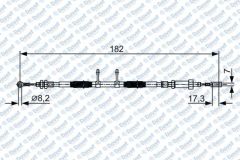 EL FREN TELI FIAT DUCATO 06> PEUGEOT BOXER 06> CITROEN JUMPER 06> 1908 MM