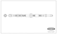 Fren Hortumu Arka 423mm Sol-Sağ  A6 Vw 2012-