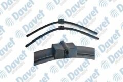 SILECEK SUPURGESI 650MM+430MM HYBRID TIP KANCALI CR >V III IV 06 > QASHQAI II 14 > X >TRAIL 14 > KADJAR 15 >