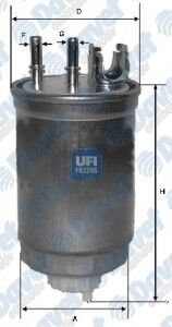 YAKIT FILTRESI FIAT DOBLO PALIO SIENA PUNTO II 1.3D MJET 05-> 1.9D 00-->