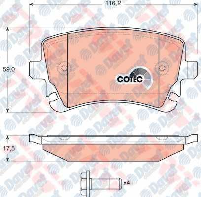 ARKA FREN BALATASI A4/A6/A8/RS6 TRANSPORTER T5/T6 1.9/2.0/2.5 03>16