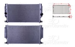 SU RADYATORU BRAZING MT 664X383X26 MM | TOYOTA AVENSIS 2.0D-4D. VERSO 1.6D-4D 08> | WISCO