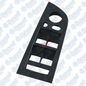 CAM ANAHTAR CERCEVESI SOL SIYAH KATLANIR TIP E90 - E91   ####