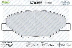 DISK FREN BALATA ON VOLKSWAGEN POLO 1.6 05/15>/SKODA FABIA 1.2 11/11>   ####
