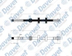 ON FREN HORTUMU MONDEO I / II 93-01   ####