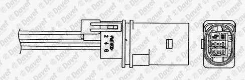 OKSIJEN SENSORU FIAT 500-DOBLO-GRANDE PUNTO 1.3D MULTIJET - FORD KA 1.3TDCI 610MM